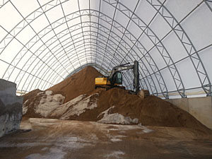 Cape Vincent Salt Storage Fabric Building