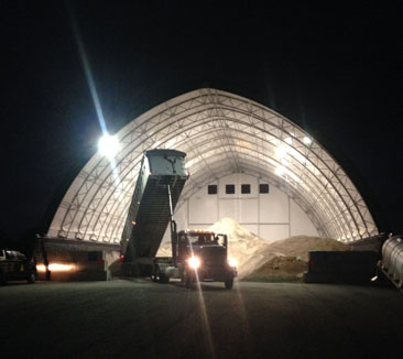 Covered Storage Building