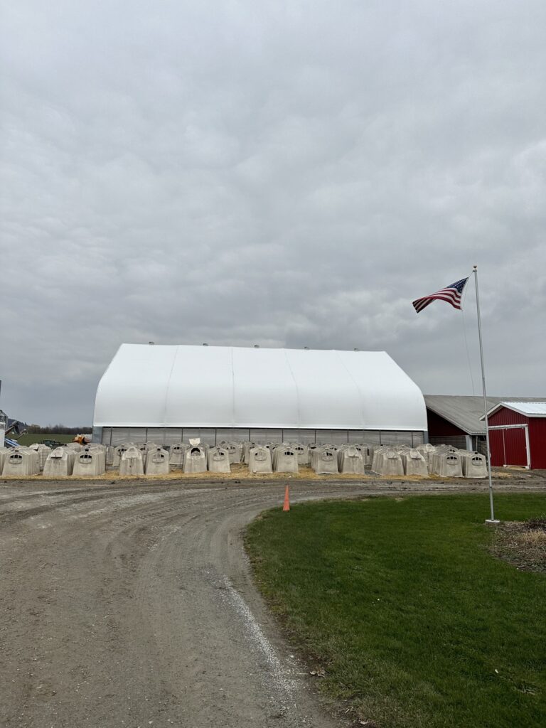 Dairy Barn - Fabric Coverall Building Recover