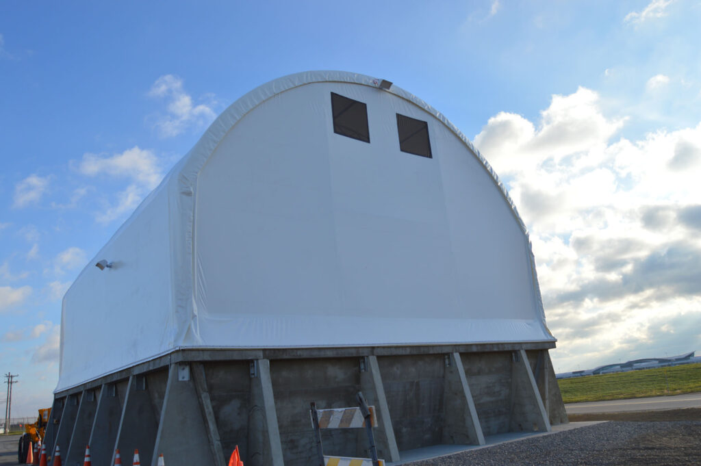 salt storage building