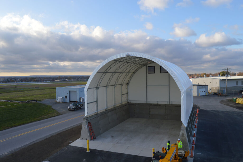 salt storage building