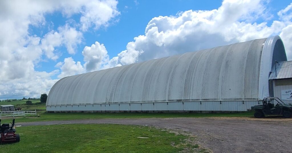 New Fabric Cover for Horse Riding Arena